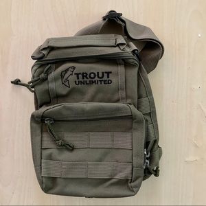 Trout Unlimited Fishing Sling Pack NWOT